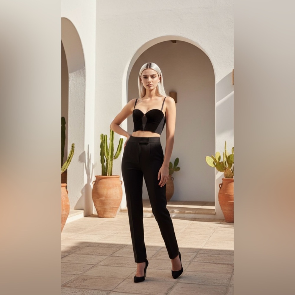 I.D. Sarrieri Black Velvet Nocturnelle Bustier